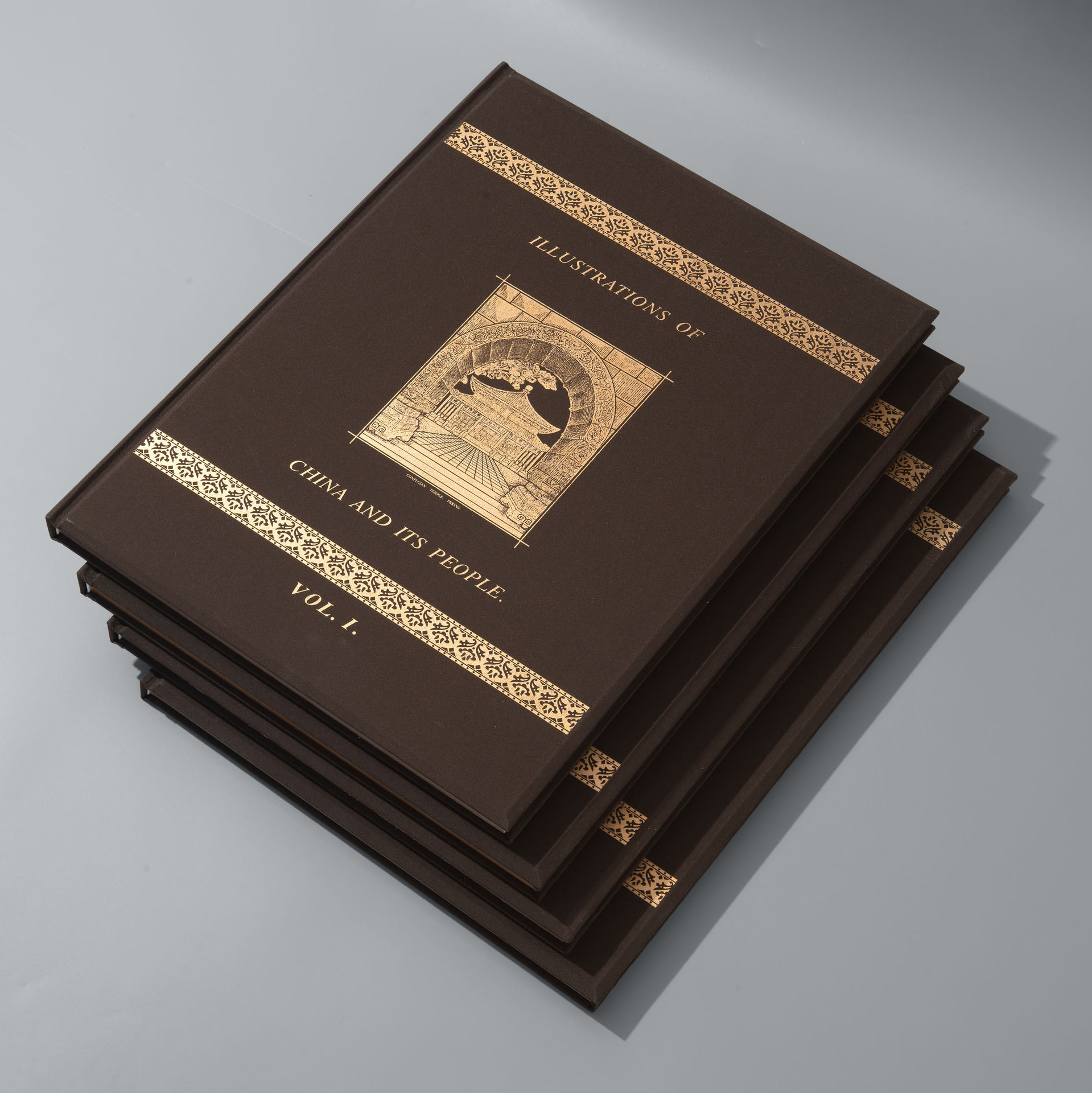 经典方脊圆背书籍精品画册印刷古典高端烫金工艺精装典藏作品书籍