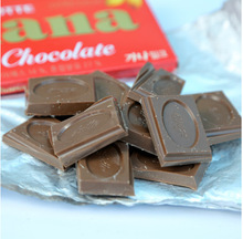 韩国进口乐天牛奶巧克力黑红加纳零食品70克*40盒喜糖礼盒