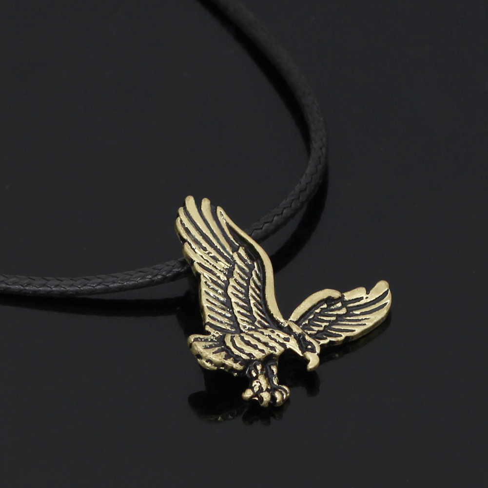 鹰吊坠项链配饰毛衣链锁骨链女饰品批发跨境热销欧美街头风复古老