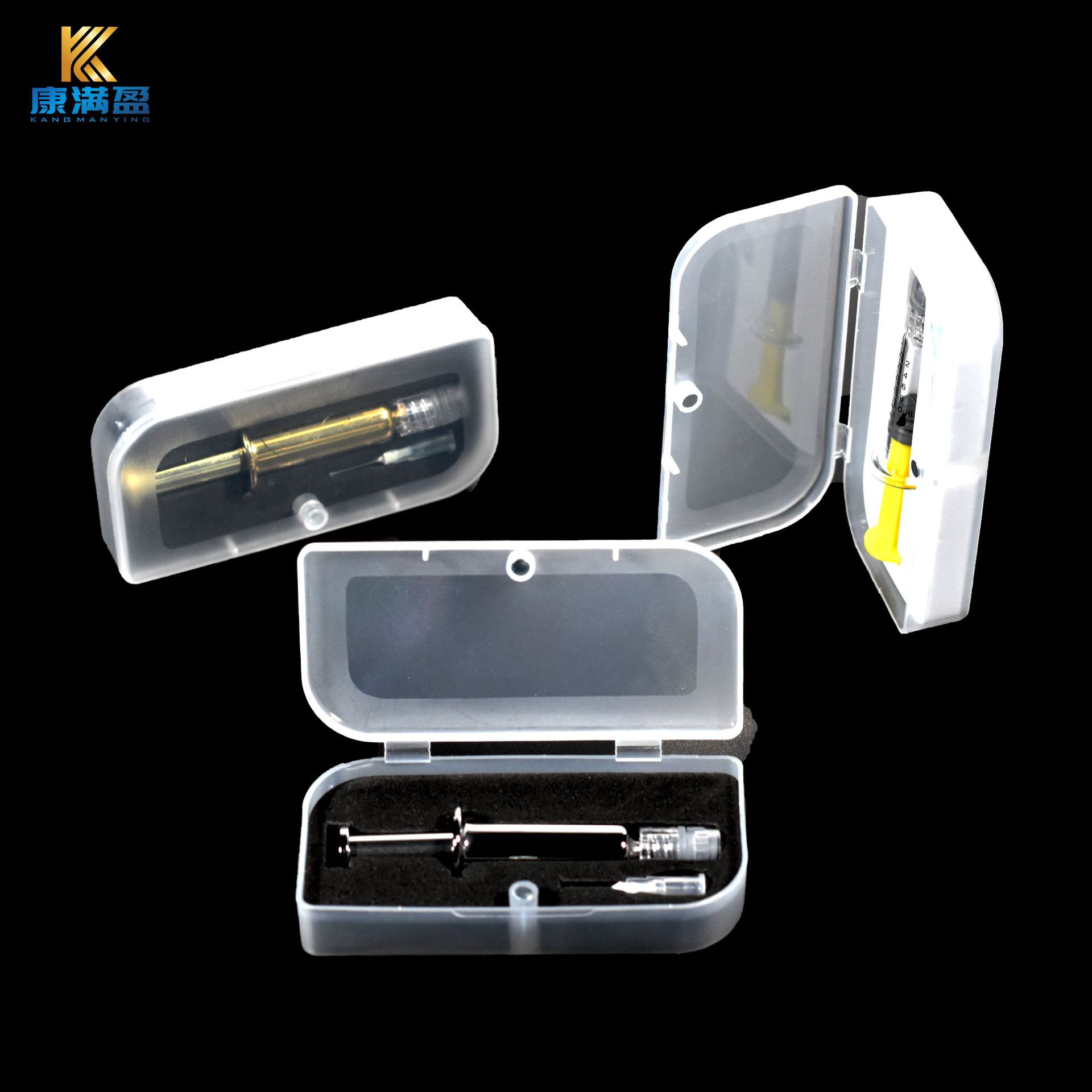 1ml标准鲁尔锁预灌封注射器cbd烟油注油器雾化注油器包装盒子