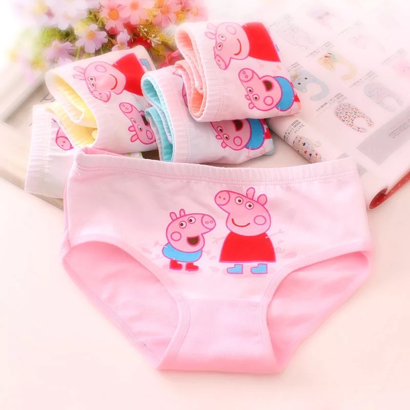 儿童内裤女童棉平角小女孩三角四角棉2短裤3中大童5女宝宝6岁