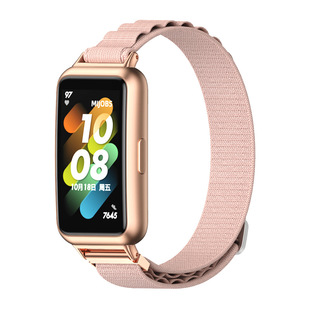 适用华为手环9表带华为8/7/6荣耀手环7/6通用腕带尼龙回环表带