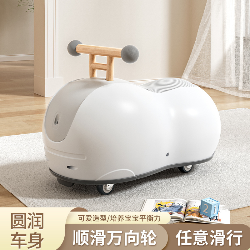 儿童花生车宝宝滑行车万向轮平衡车助步滑滑车溜溜车批发玩具3岁