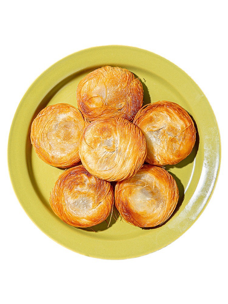 珍点心金丝饼千丝饼酒店特色点心半成品冷冻油炸拉丝