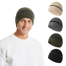 针织帽子男士冬季户外骑车滑雪套头保暖潮毛线帽加厚包头帽冷帽