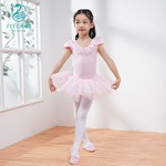 春夏季儿童芭蕾舞蹈服女童考级演出服饰幼儿短袖表演跳舞公主纱裙