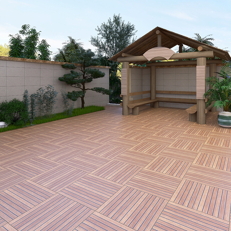 户外庭院地砖 仿木地板瓷砖 院子花园露台阳台地砖0.36㎡田园木纹