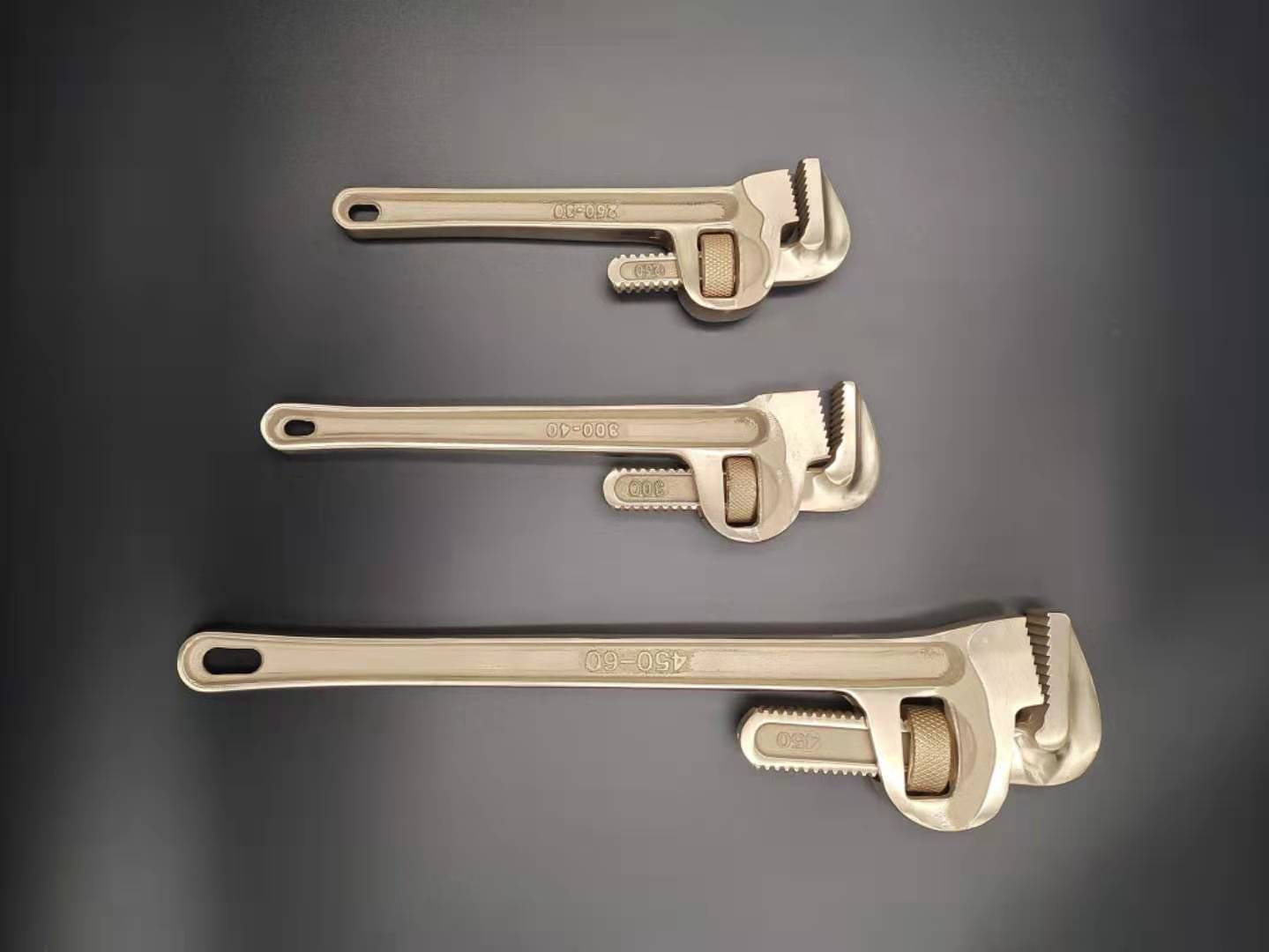 厂家供应防爆工具防爆管钳子铜管钳子8-48寸防爆管钳子无火花工具