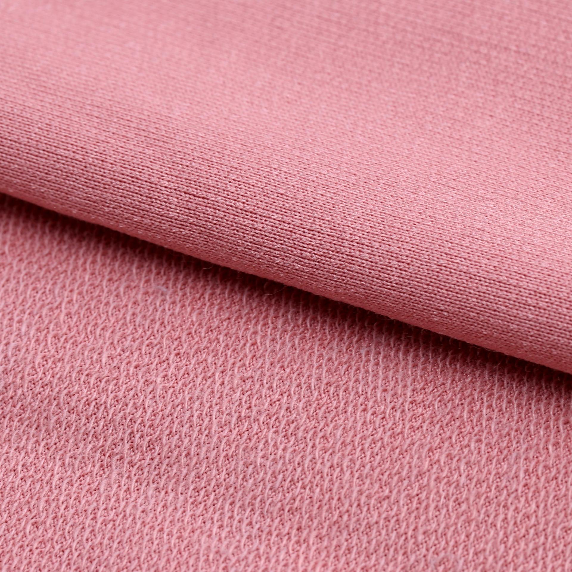 32支仿棉毛圈布 190g全涤鱼鳞卫衣面料 休闲卫衣布料小毛圈面料