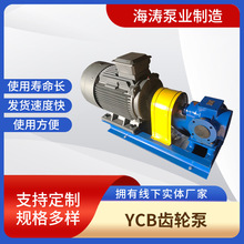 厂家批发YCB系列齿轮油泵ycb4m3/h型圆弧齿轮泵 铸铁润滑油齿轮泵