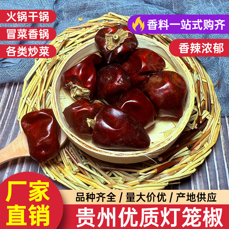 现货朝天辣椒灯笼椒贵州农家批发香辣泡椒干辣椒餐饮火锅底料泡椒