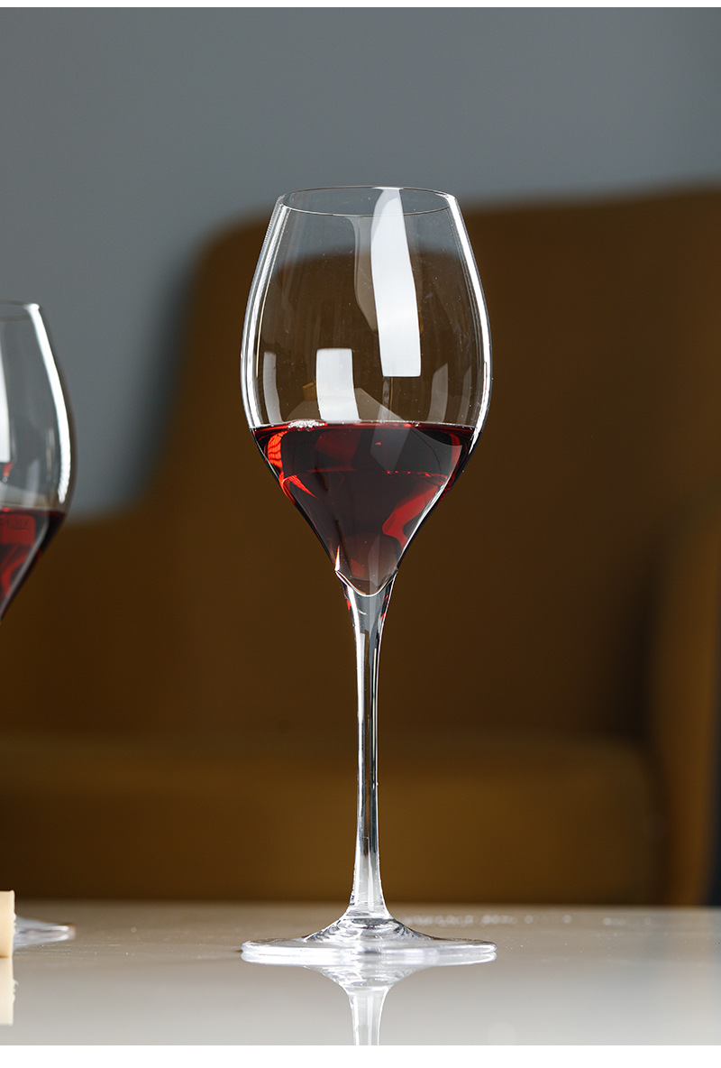 水晶玻璃红酒杯波尔多高脚酒杯香槟杯尖肚杯做logo