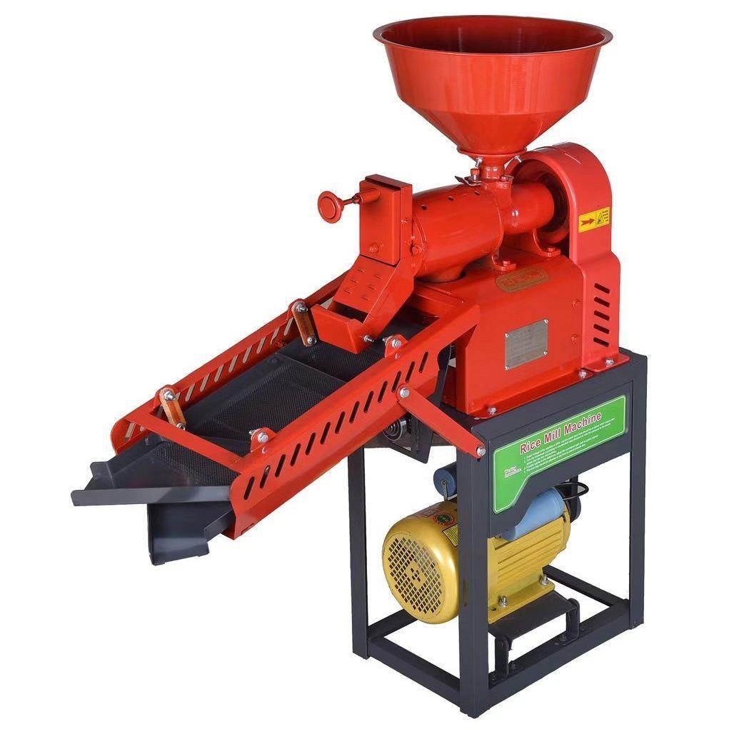 新型家用小型碾米机剥谷机打米粉碎一体机 可办理国家补贴