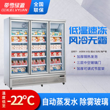 西科冰柜冷冻玻璃展示柜商用冷藏冷冻展示柜风冷低温速冻榴莲柜