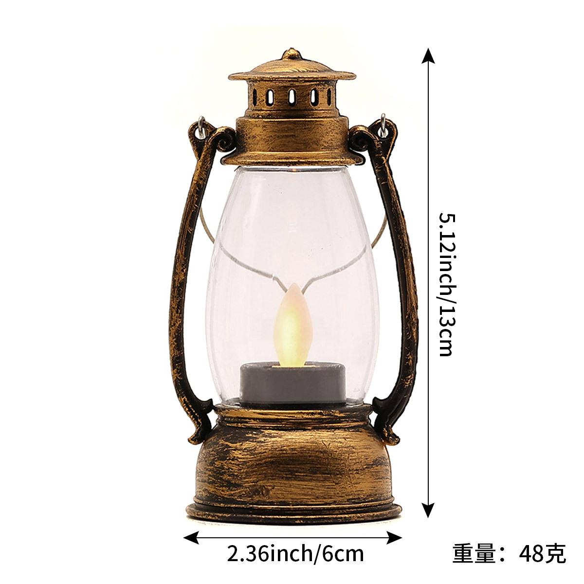 New Swing Light Retro Small Lantern Bedroom Decorations Decoration 8090 Nostalgic Small Night Lamp Factory Wholesale