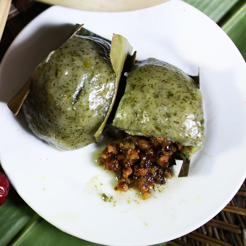 青团丨元妙杀四川宜宾特产清明草叶儿粑猪儿粑粑早餐点心厂家直销