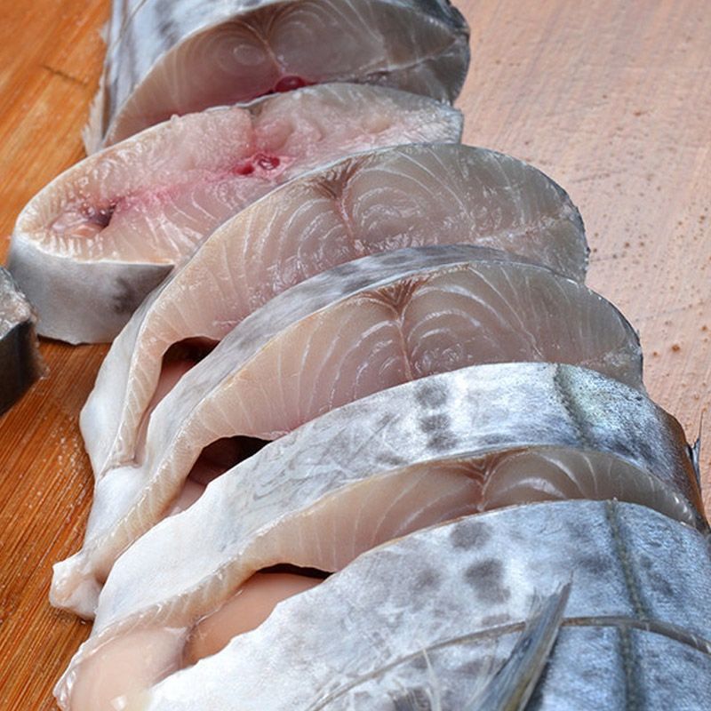 虾仁特大鲅鱼切段鲜活马鲛鱼段2斤去头尾鲅鱼鲅鱼馅鲅鱼水饺海鲜