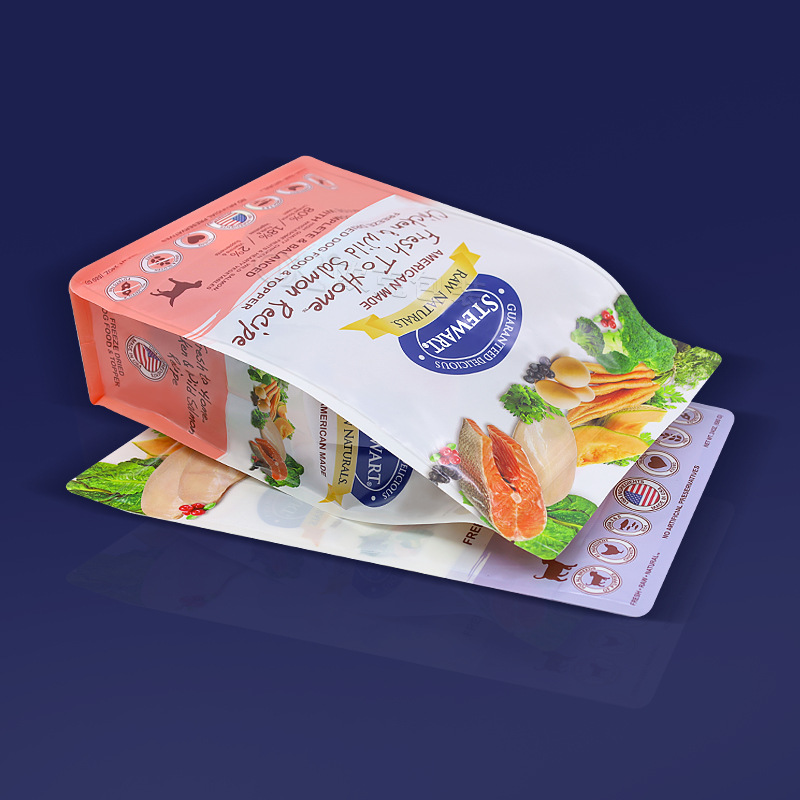 食品包装袋批发果蔬芒果干密封包装八边封平底自立镀铝复合包装袋