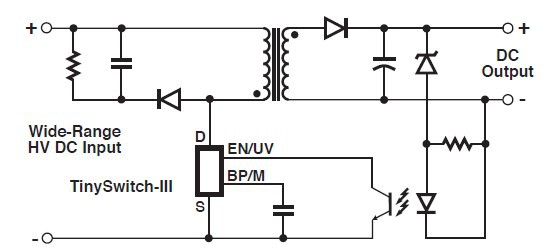 tny278pn 交流/直流转换器21.5w开关电源芯片/高能效离线交换机ic