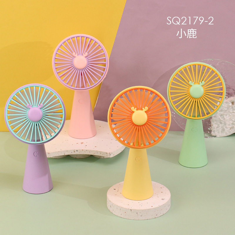 Drip Fan Cartoon USB Rechargeable Lantern Fan Outdoor Portable Handheld Fan Desktop Dormitory Fan