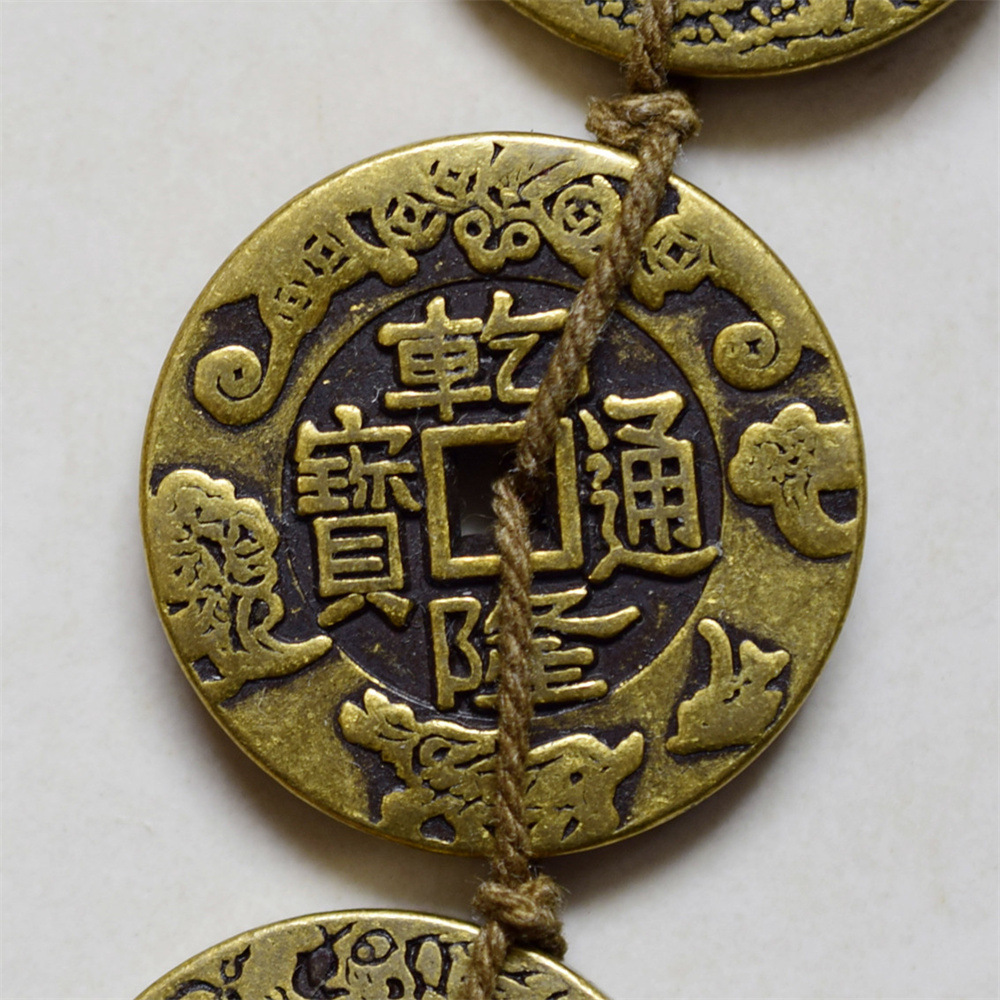 五帝钱铜钱批发32mm大号铜币清钱币古玩做旧顺治康熙雍正乾隆嘉庆