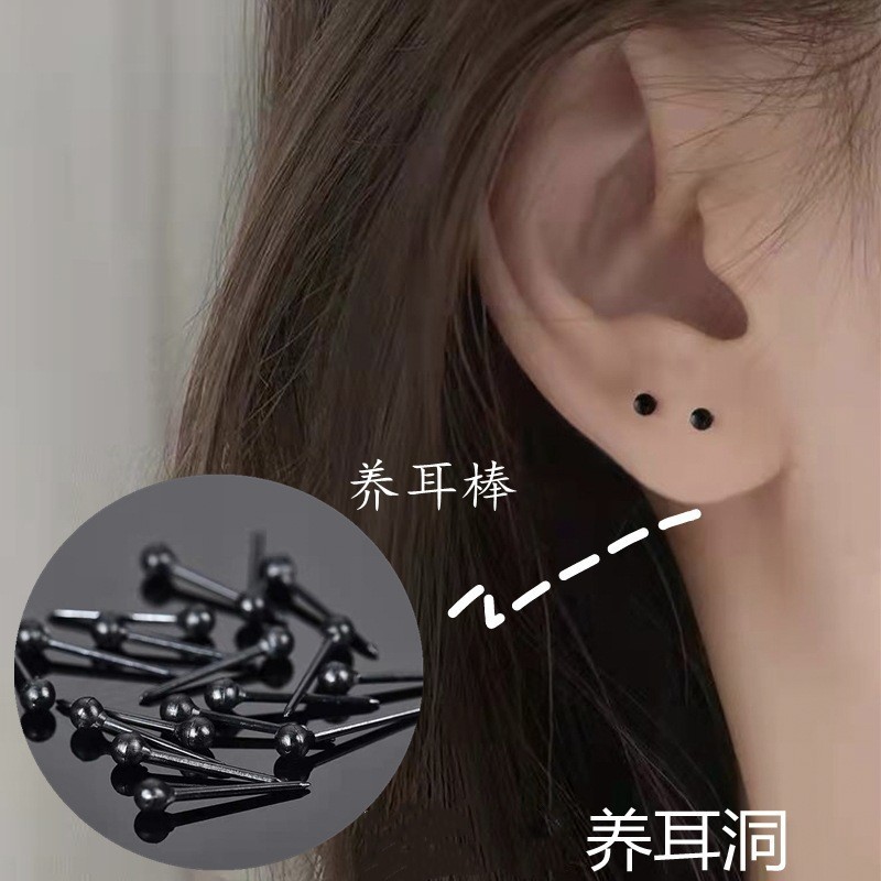 Plastic Transparent Ear Studs Ear Bar Ear Stick Bags Simple Match Head Disposable Ear Pin and Stud Earring Earrings Wholesale