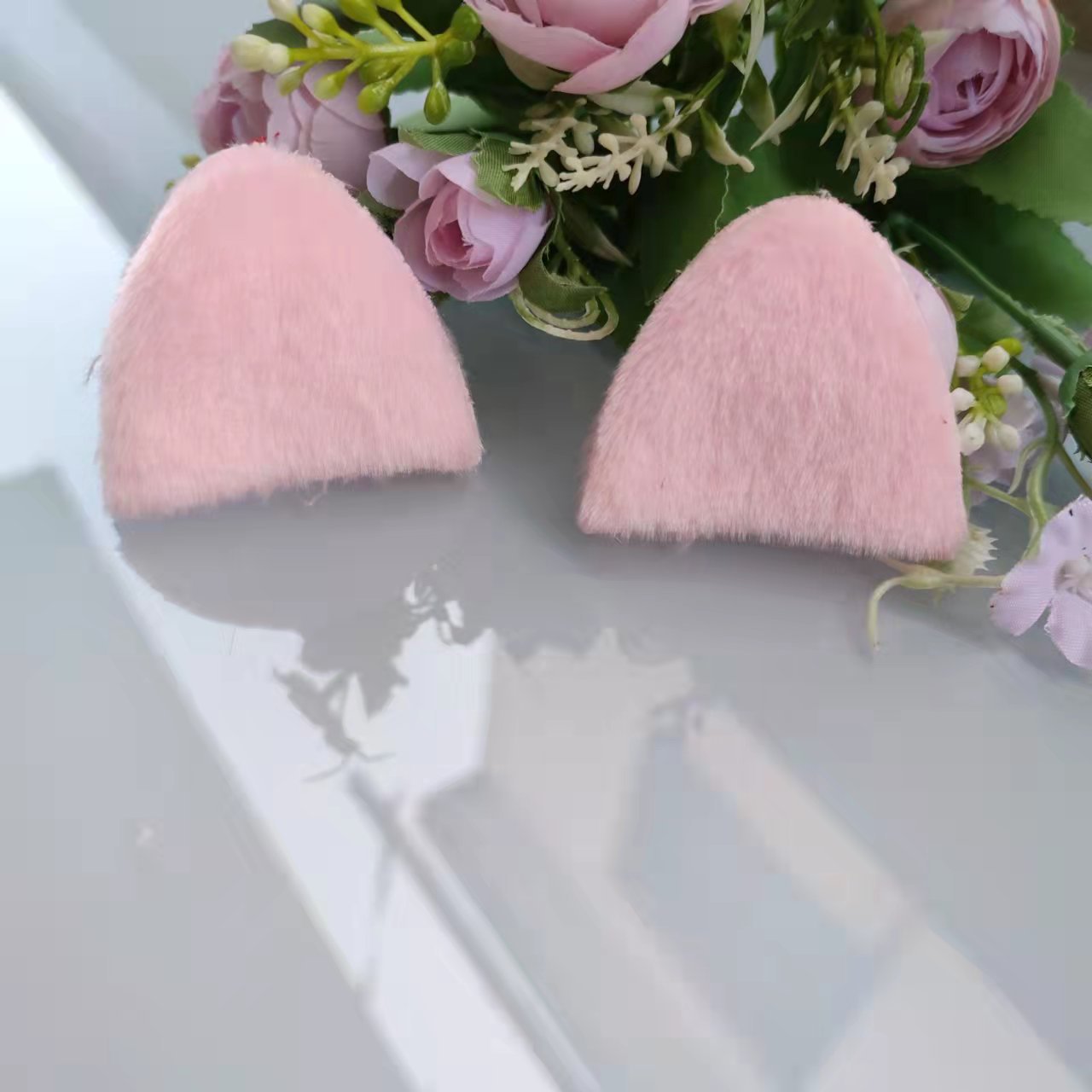 Diy Headdress Material Accessories Plush Ears Ultrasonic Shaping Plush Ears Korean Style Plush Ears