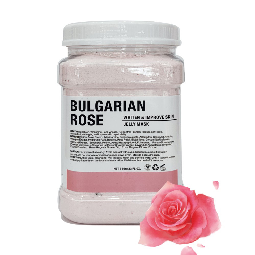 Cross-Border Vampire REVERSE Water Light Brightening Facial Mask Rose Petals Crystal Jelly Mask Powder 650G Foreign Trade Wholesale