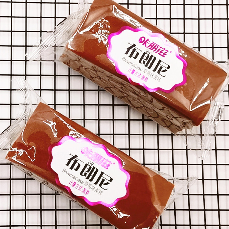 咔丽滋布朗尼酸奶草莓蛋糕点心网红食品散称学生早餐小吃休闲零食
