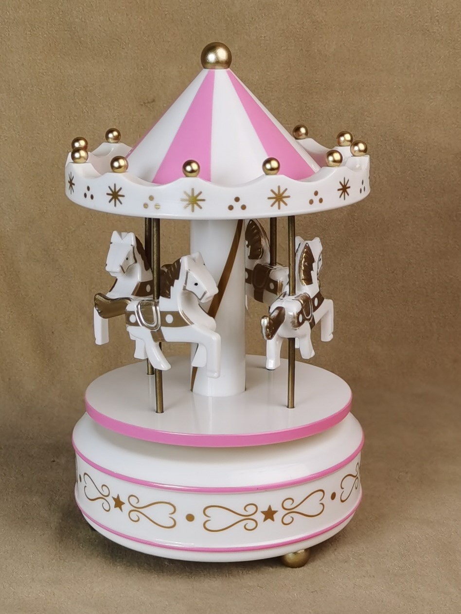 Cake Carousel Music Box Craft Gift DIY Music Box