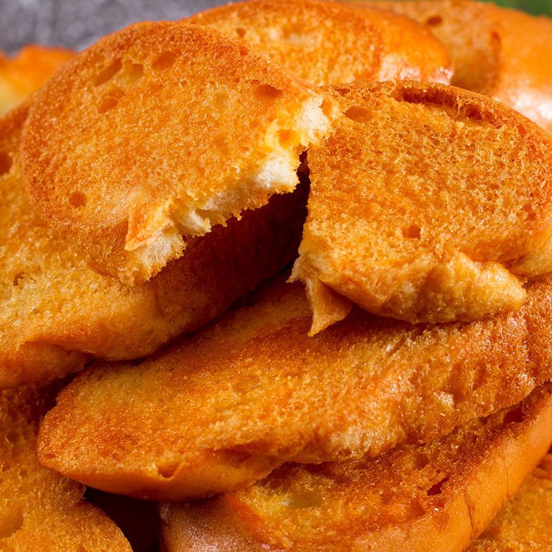 面包干奶香片烤面包干法棍酥一整箱脆脆面包块零食休闲食品独立站