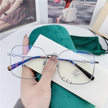 2021新款小红书同款GG防蓝光眼镜框多边形复古眼镜架金属眼镜0874