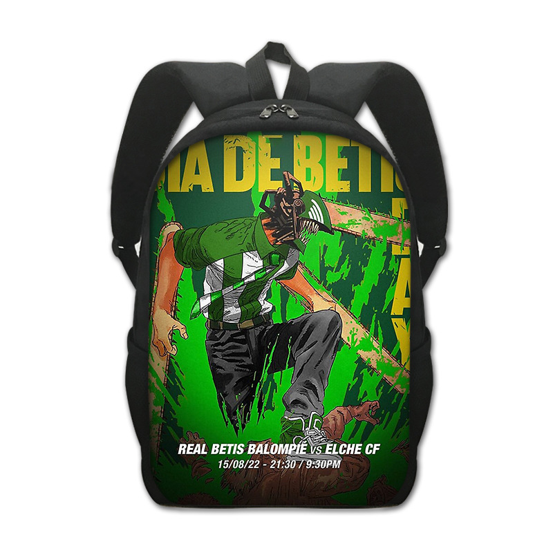 2022 New Chainsaw Man Cartoon Schoolbag Chainsaw Man Peripheral Creative Polyester Comfortable Backpack