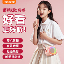 智能家用唱歌蓝牙音箱迷你无线话筒组合音响户外便携式K歌神器