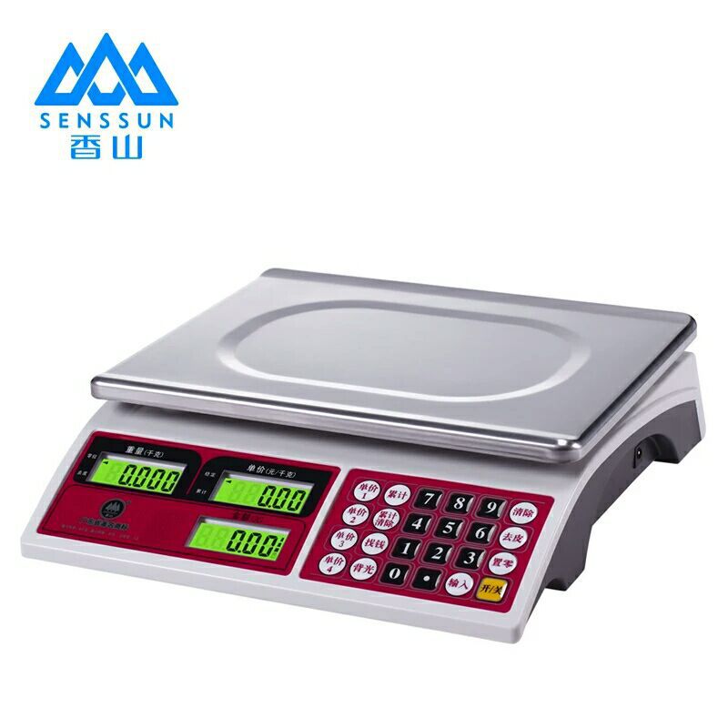 香山电子称商用小型30kg称重计价秤电子秤台秤水果蔬菜称
