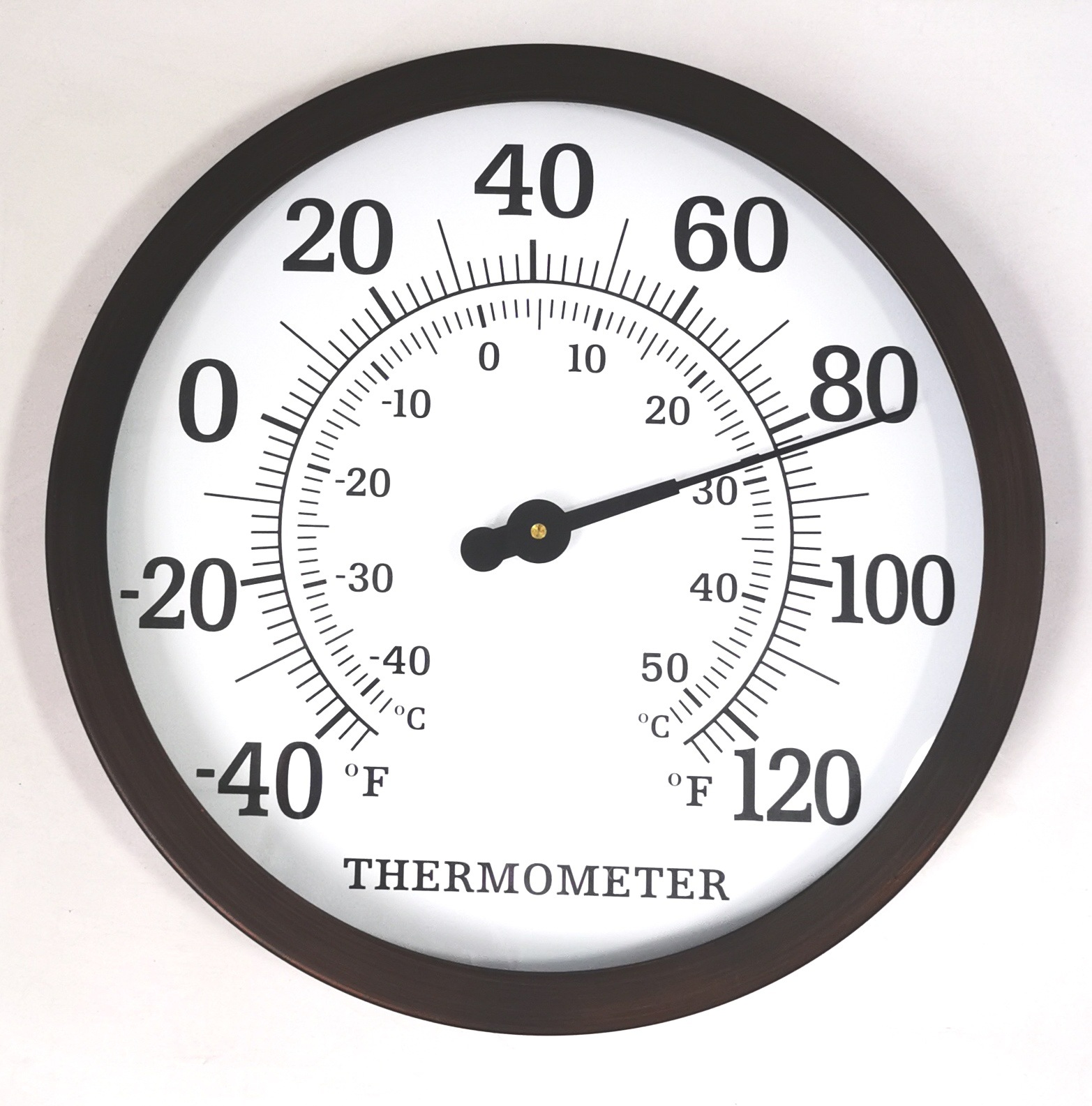 t9300br1-30cm仿古烤漆铁壳温度计