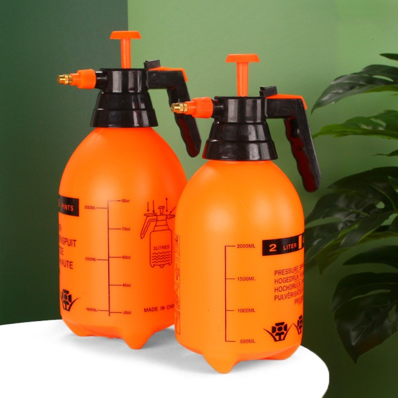 喷壶浇花可调式家用园艺气压式消毒喷雾瓶器加压加厚洒水壶喷水壶-阿