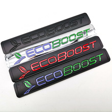 ECOBOOST车贴 适用于福特车标 福特后尾箱金属尾标 福克斯车贴