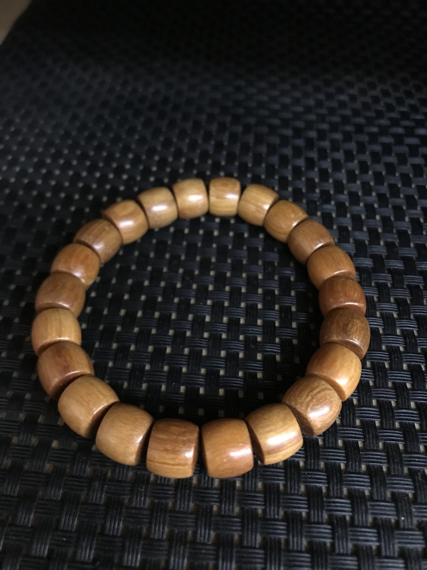 印度老山檀香正品老料檀香木老型桶珠手串手持文玩男女士念珠佛珠