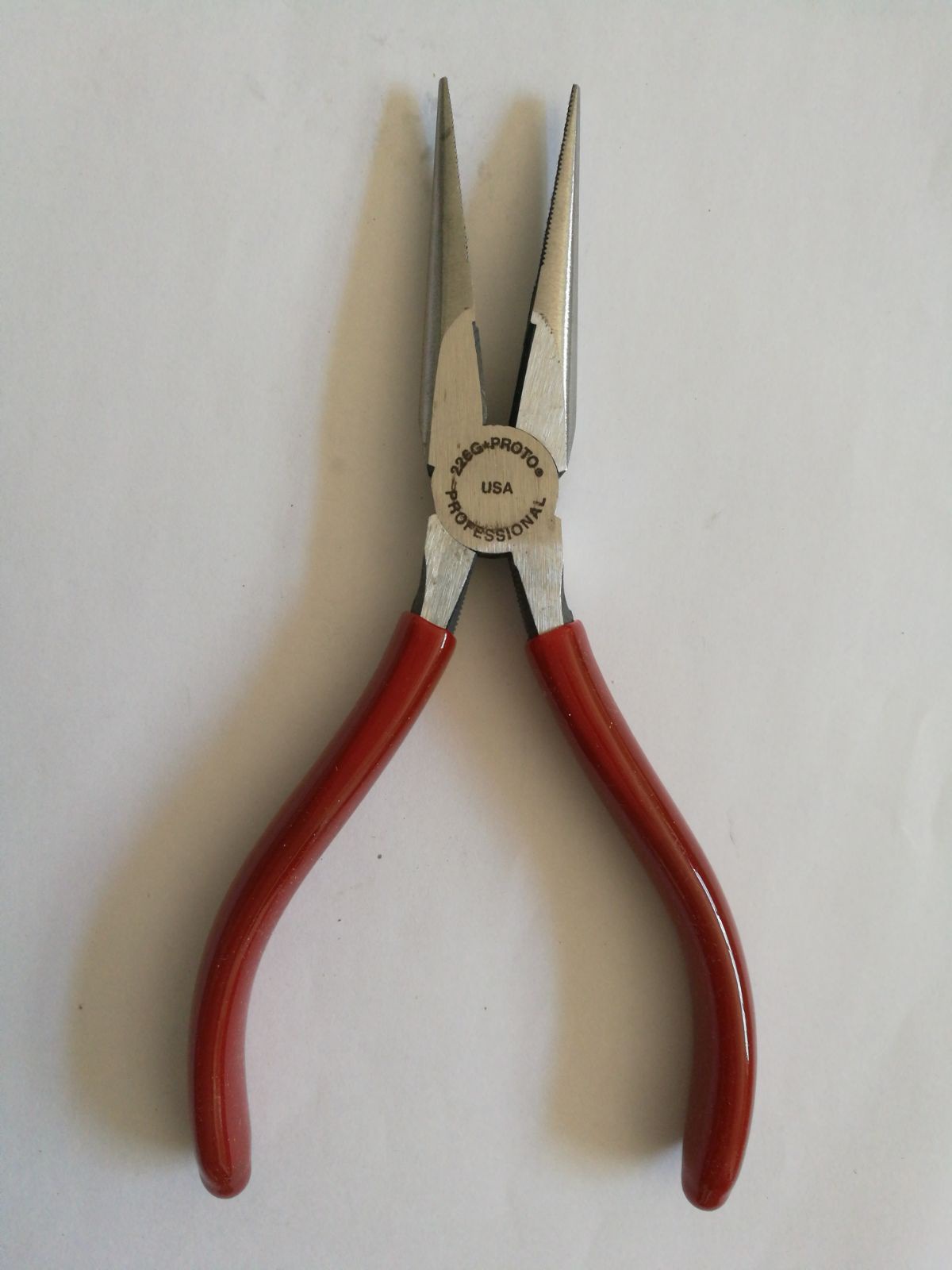 proto塑柄针嘴钳长尖嘴钳658quotj226g