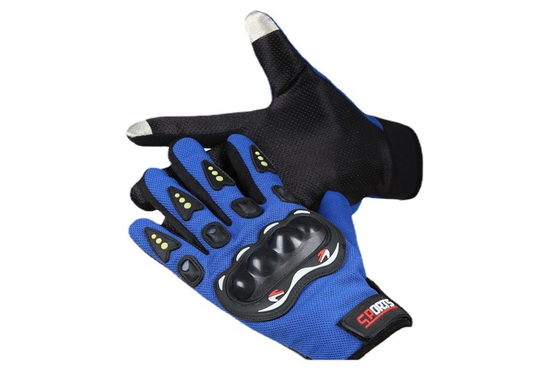 Car Knight Special Forces Long Finger Gloves Motorcycle Full Finger off-Road Racing Riding Gloves Men Wear-Resistant Outdoor