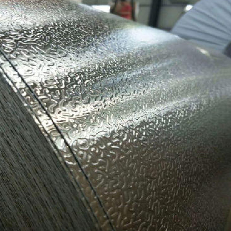 保温铝皮1100橘皮花纹铝卷 喷涂铝卷 管道保温铝卷 压花铝卷