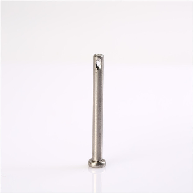 厂家加工定制各类非标异型标准件铆钉仪表车件平头实心钻孔铁销钉