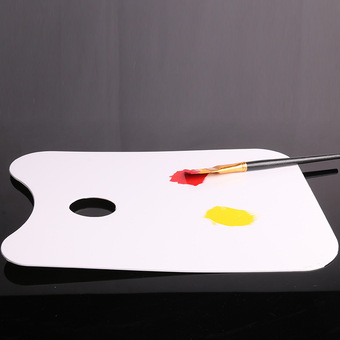 方形平板调色板 塑料调色盘 颜料调色板调色用具