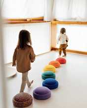 体育感统训练器材家用石同款幼儿园平衡彩虹过河教具玩具儿童ins