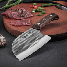 菜刀家用厨师用超快锋利切菜切肉杀鱼刀锻打菜刀