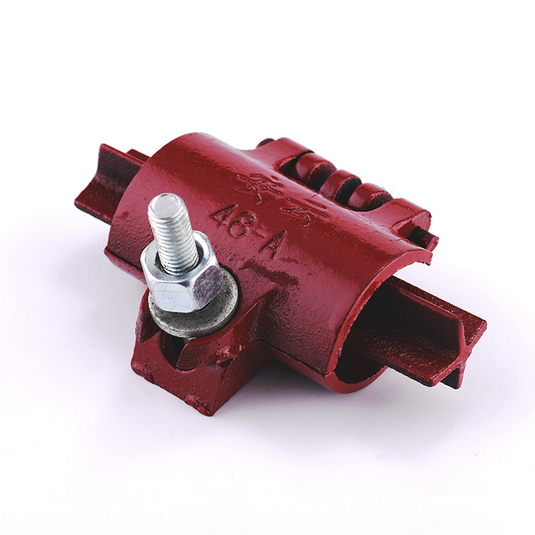 建筑扣件工地钢管玛钢卡扣固定十字扣件脚手架连接直接扣件厂家