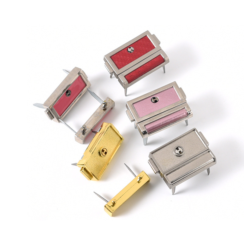 仿古高端箱包锁扣礼盒挂锁木盒卡扣首饰箱塔扣珠宝盒工具锁四方锁