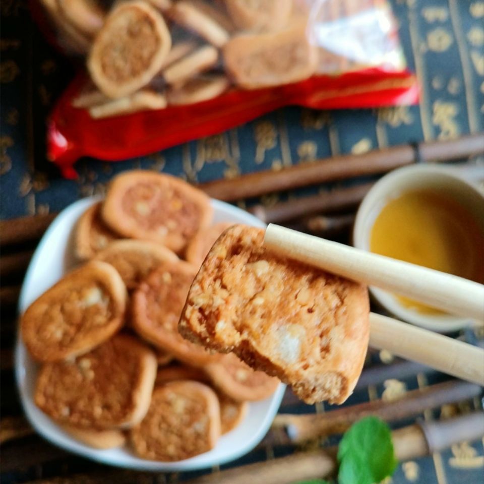 鸡仔饼广西玉林特产酥香脆鸡仔饼酥饺翘连广式传统糕点年货小吃