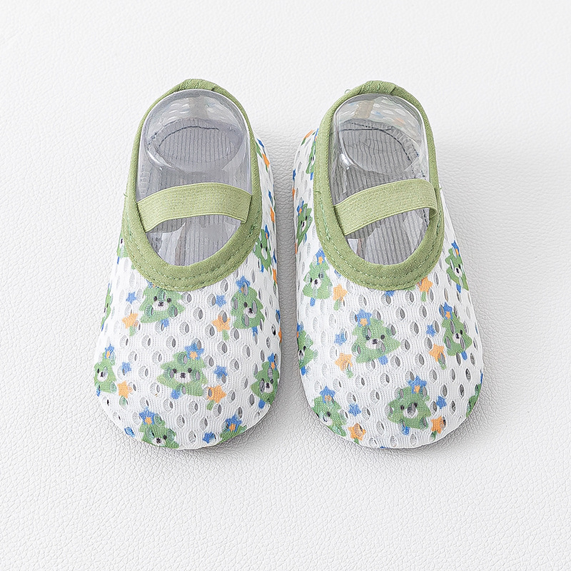 Baby Floor Shoes Summer Thin Interior Home Non-Slip Cool-Proof Soft Bottom Toddler Shoes for Baby Early Education Baby Shoes